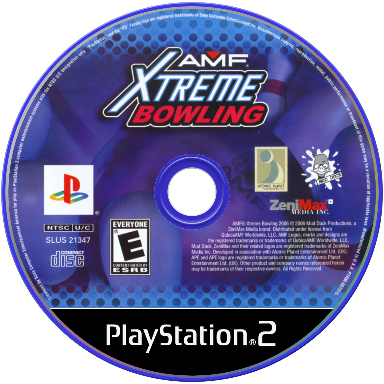 AMF Xtreme Bowling media 5 for Playstation 2